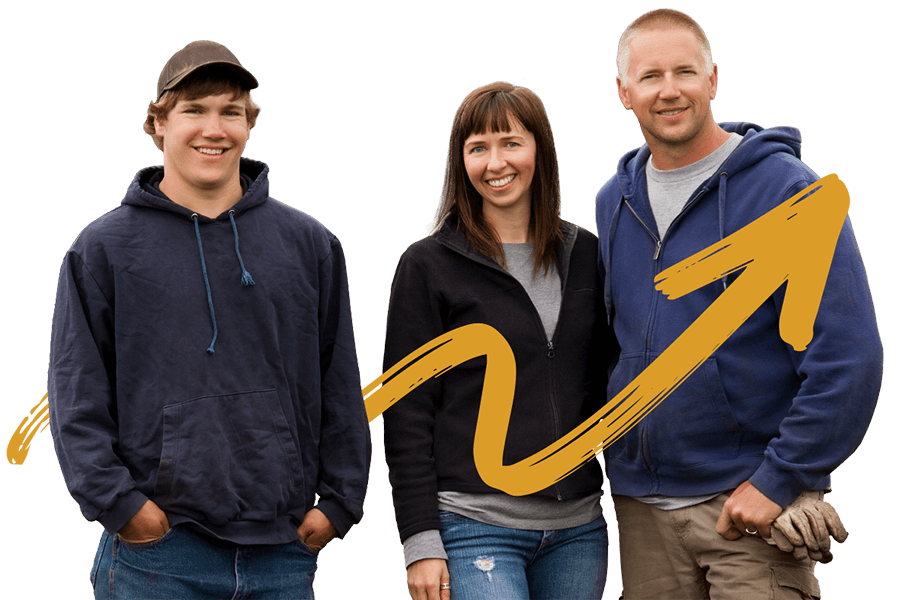 Une famille d'agriculteurs ravie de travailler avec G3